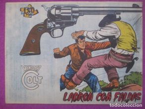 Tebeos: TEBEO MENDOZA COLT LADRON CON FALDAS 1959 ED. ROLLAN Nº80